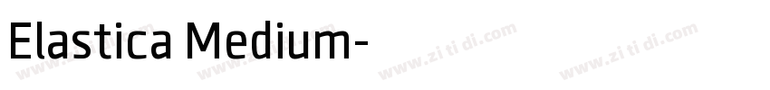Elastica Medium字体转换